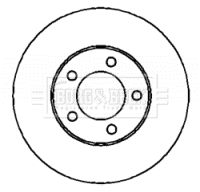 BORG & BECK BBD4418 Тормозные диски  для DODGE CARAVAN (RG_) 3.8 AWD