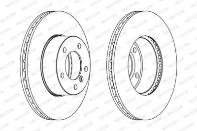 DISC FRANA FERODO DDF1536 1