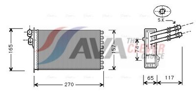 SCHIMBăTOR DE CăLDURă îNCăLZIRE HABITACLU