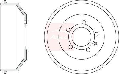 APEC Brake Drum DRM9945