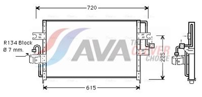 кондензатор, климатизация AVA Clever Choice DN5166