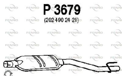 FENNO P3679 Глушник вихлопних газів 