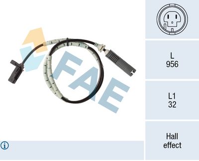 датчик, обороти на колелото FAE 78378