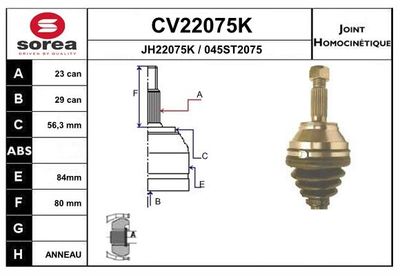 GELENKSATZ ANTRIEBSWELLE