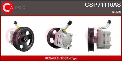 Гидравлический насос, рулевое управление CASCO CSP71110AS для NISSAN PATHFINDER