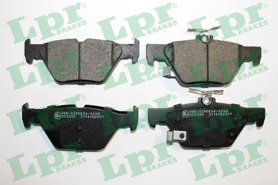 Комплект тормозных колодок, дисковый тормоз LPR 05P2097 для SUBARU LEVORG