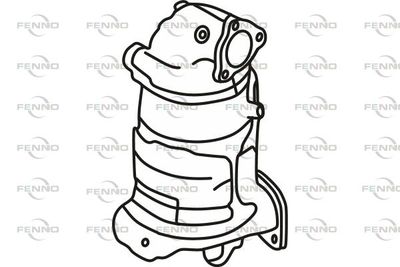 Filtr sadzy / filtr cząstek stałych, układ wydechowy FENNO 289902F060