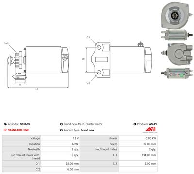 STARTER AS-PL S6568S 4