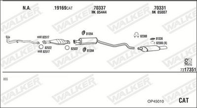 SISTEM DE ESAPAMENT WALKER OP45010