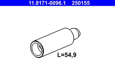 Tuleje prowadzące zacisk hamulcowy ATE 11.8171-0096.1 produkt