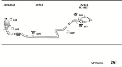 ABGASANLAGE WALKER CIK033323