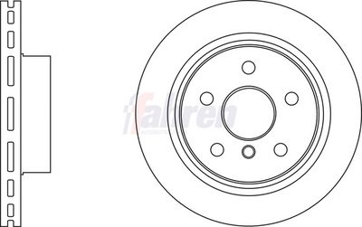 Fahren Brake Disc FBD6795