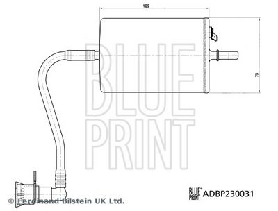 FILTRU COMBUSTIBIL BLUE PRINT ADBP230031 2