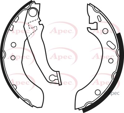 Brake Shoe Set APEC SHU535
