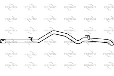 Rura wydechowa FENNO P3700