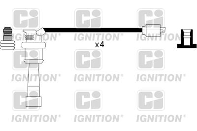 Комплект проводов зажигания QUINTON HAZELL XC1113 для MITSUBISHI COLT