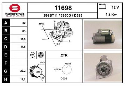 STARTER EAI 11697