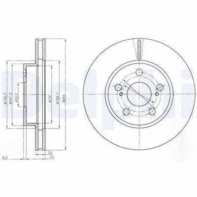 DISC FRANA DELPHI BG4269