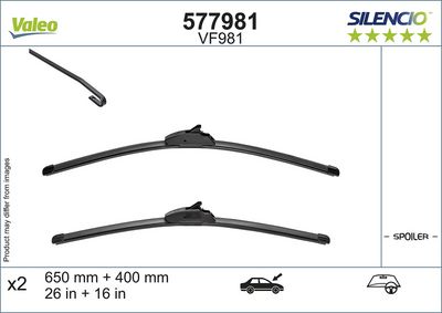 List stěrače VALEO 577981
