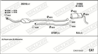SISTEM DE ESAPAMENT WALKER CIK015052