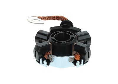 Soporte, escobillas de carbón