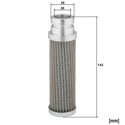 Filtru, sistem hidraulic primar MANN-FILTER HD 4022