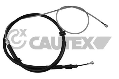 Тросик, cтояночный тормоз CAUTEX 028480 для RENAULT KANGOO