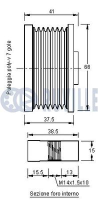 SISTEM ROATA LIBERA GENERATOR RUVILLE 542161 1