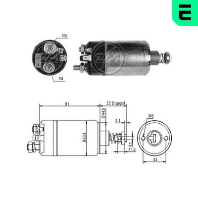 SOLENOID ELECTROMOTOR