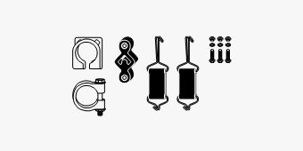 MONTAGESATZ ABGASANLAGE