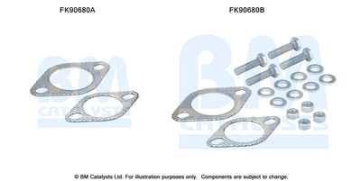 Монтажный комплект, катализатор BM CATALYSTS FK90680 для MITSUBISHI COLT