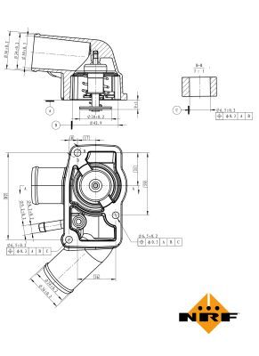 Thermostat, coolant 725010