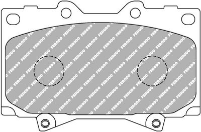 BREMSBELAGSATZ SCHEIBENBREMSE FERODO RACING FCP1456H