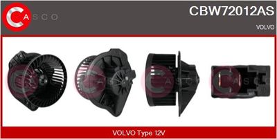 CASCO CBW72012AS Вентилятор салона  для VOLVO 850 (Вольво 850)