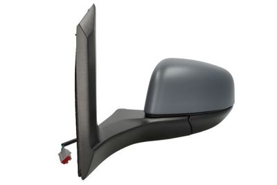Zijspiegel Links (elektrisch, asferisch, met verwarming, under-coated) past: FORD TRANSIT / TOURNEO CONNECT II 12.17-12.22