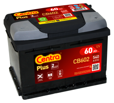 Стартерная аккумуляторная батарея CENTRA CB602 для ASTON MARTIN TICKFORD