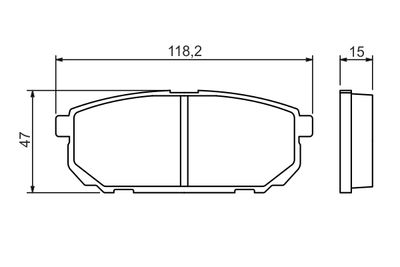 SET PLACUTE FRANA FRANA DISC BOSCH 0986494388 6