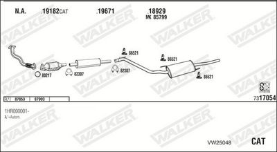 Изпускателна система WALKER VW25048
