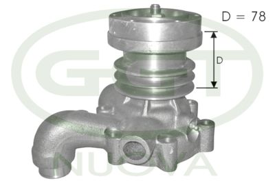 GGT Hulpwaterpomp (koelwatercircuit) (PA12183)