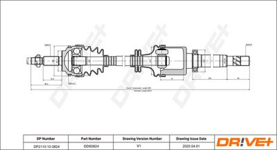 ANTRIEBSWELLE DR!VE+ DP2110100824