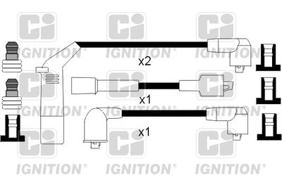 Комплект проводов зажигания QUINTON HAZELL XC1059 для DAEWOO TICO