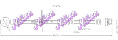 Тормозной шланг KAWE H6892 для MITSUBISHI L200