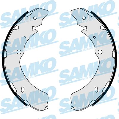 Комплект тормозных колодок SAMKO 88910 для GREAT WALL HOVER