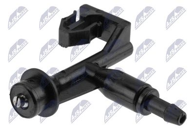 Plovimo skysčio purkštukas, priekinis langas