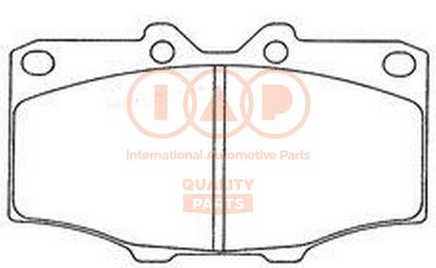 Комплект тормозных колодок, дисковый тормоз IAP QUALITY PARTS 704-17020P для TOYOTA HILUX