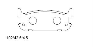ASIMCO KD3774 Тормозные колодки и сигнализаторы  для MAZDA MX-5 II (NB) 1.8 16V