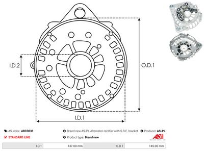 Likeretter, dynamo AS-PL ARC3031