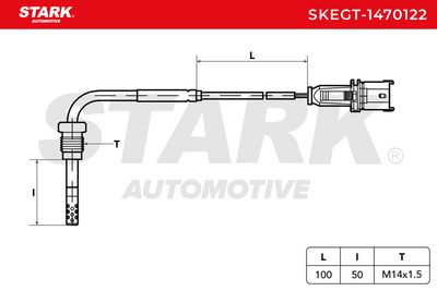 датчик, температура на изгорелите газове STARK SKEGT-1470122