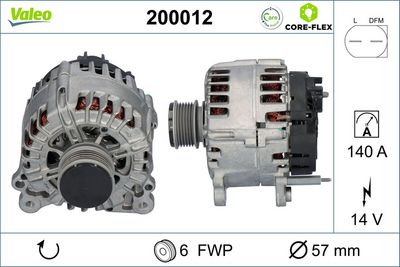 Alternator 200012