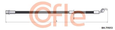 Тормозной шланг COFLE 92.BH.TY072 для TOYOTA MR2